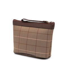 Vintage Check Canvas Clutch
