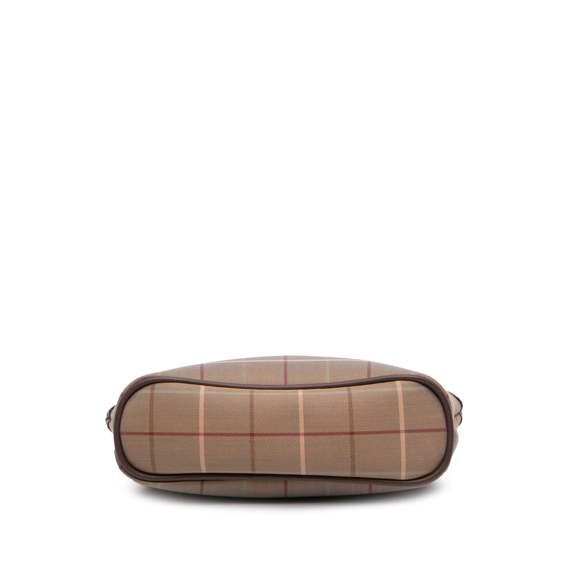 Vintage Check Canvas Clutch