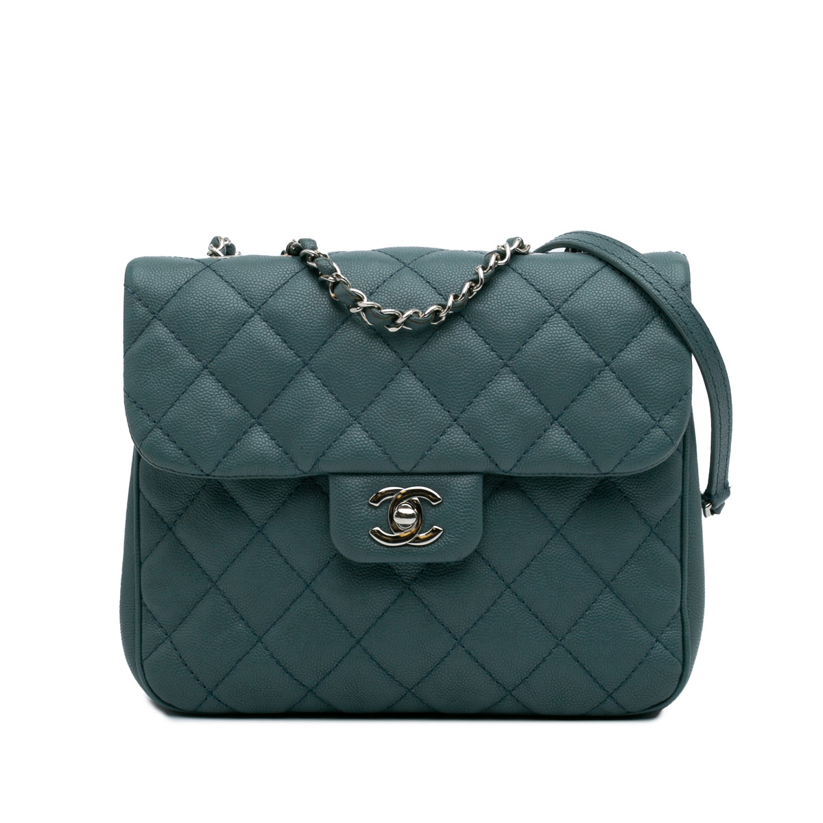 Medium Quilted Caviar Urban Companion Flap