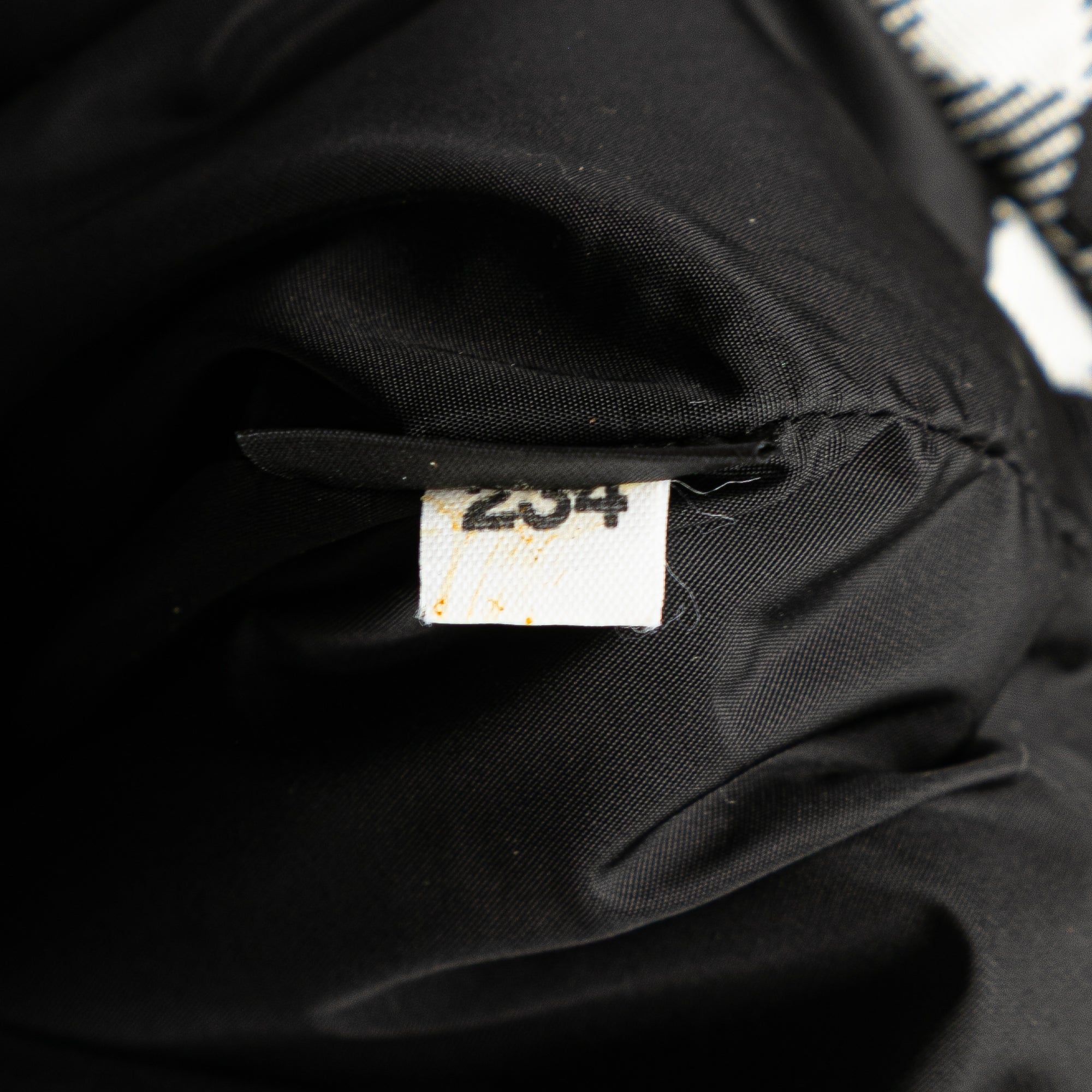 Nylon Gingham Drawstring Pouch