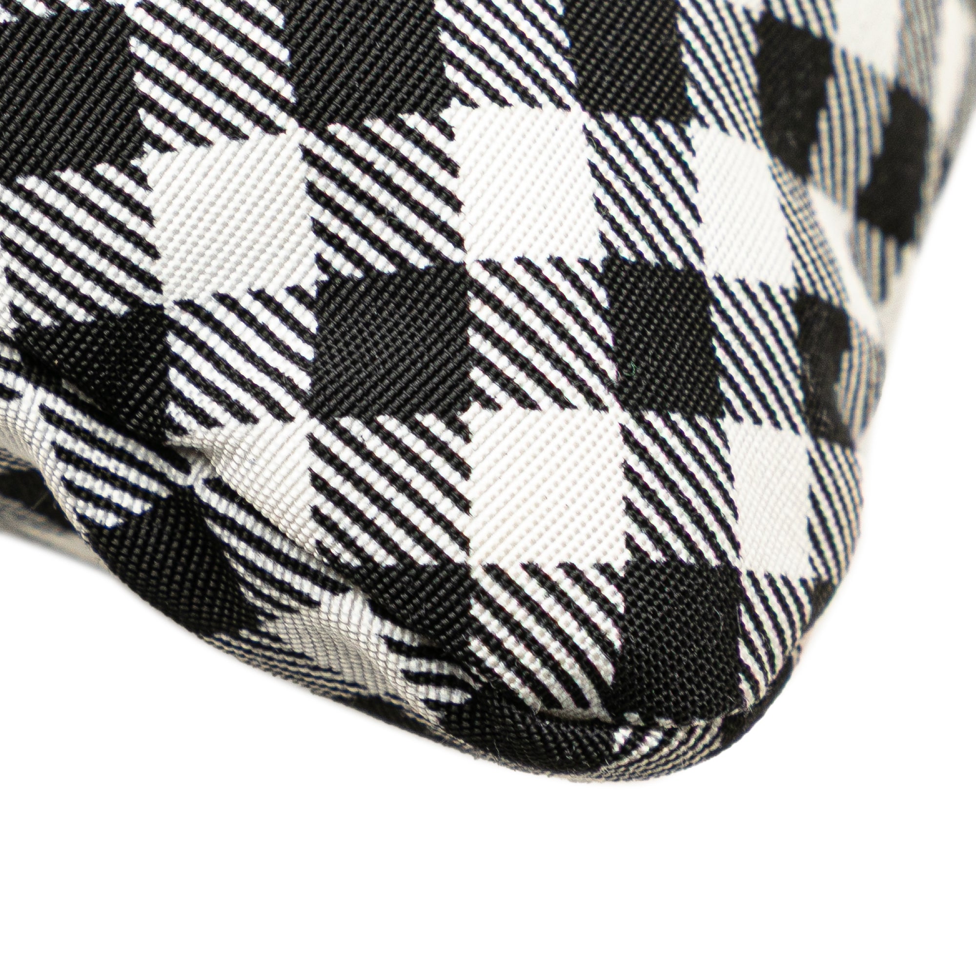 Nylon Gingham Drawstring Pouch