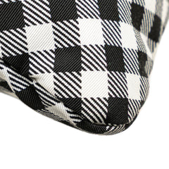 Nylon Gingham Drawstring Pouch