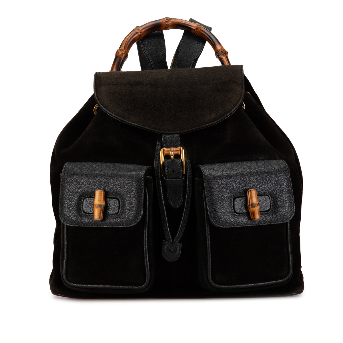 Suede Bamboo Backpack