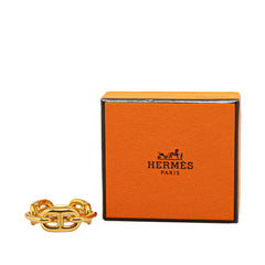 Gold Plated Chaine d'Ancre Scarf Ring