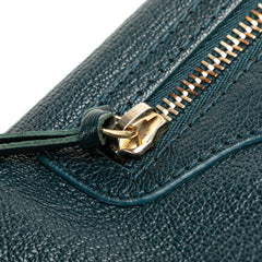 Chevre Motocross Metallic Edge Envelope Clutch