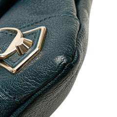 Chevre Motocross Metallic Edge Envelope Clutch