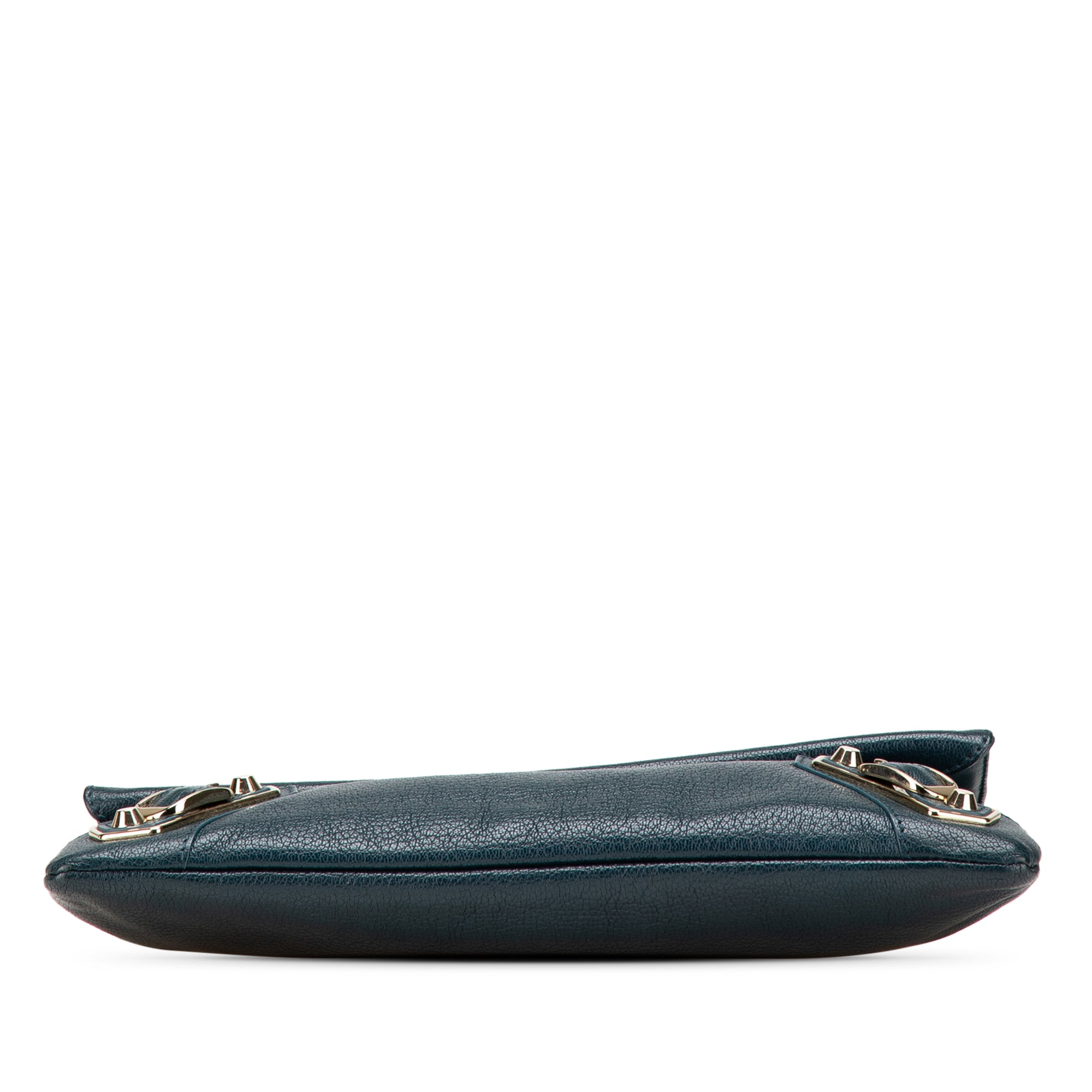 Chevre Motocross Metallic Edge Envelope Clutch