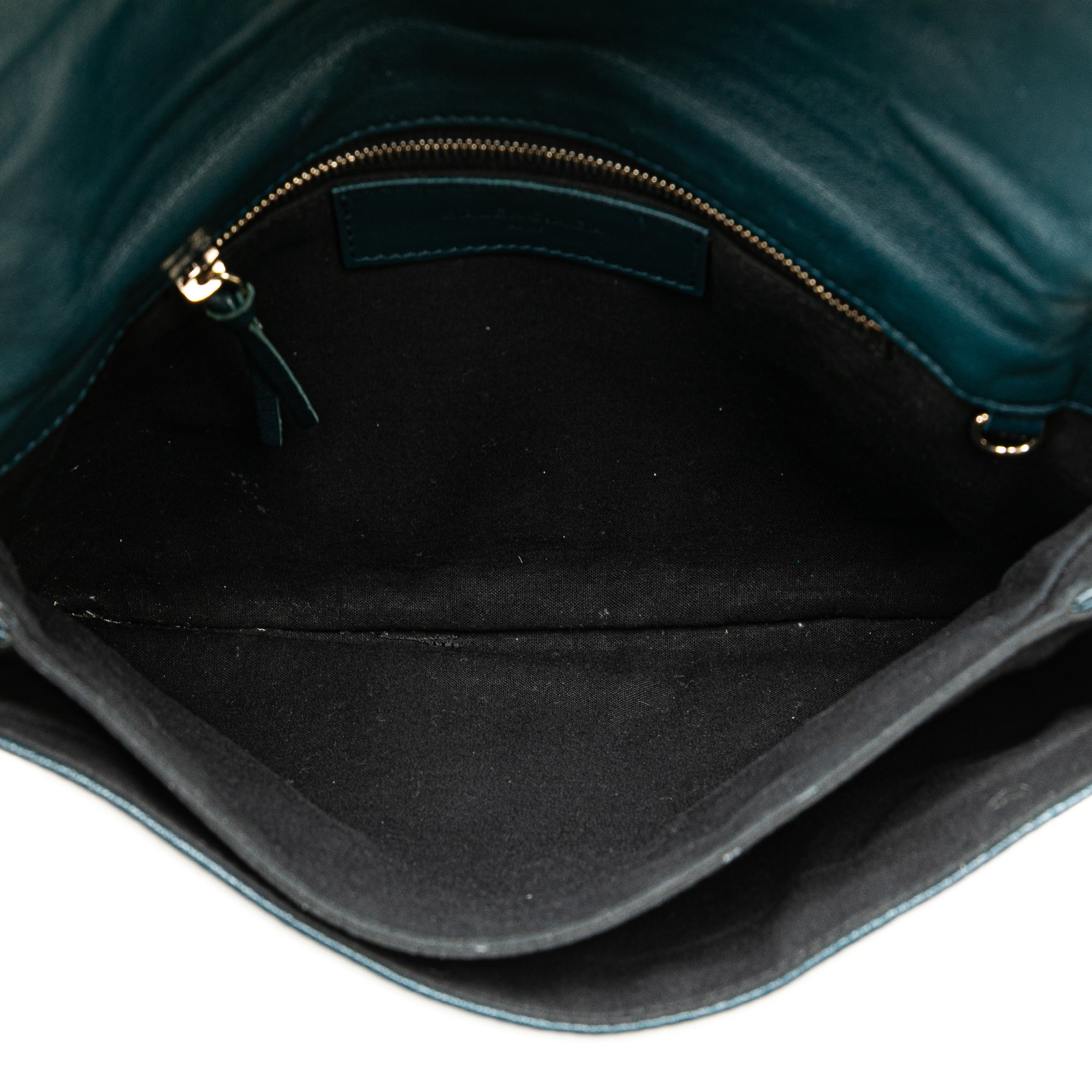 Chevre Motocross Metallic Edge Envelope Clutch