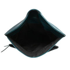 Chevre Motocross Metallic Edge Envelope Clutch