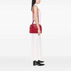 Small Dollar Calfskin GG Charm Dome Satchel