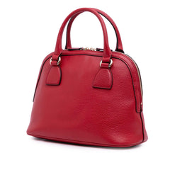 Small Dollar Calfskin GG Charm Dome Satchel