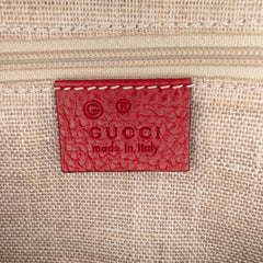 Small Dollar Calfskin GG Charm Dome Satchel