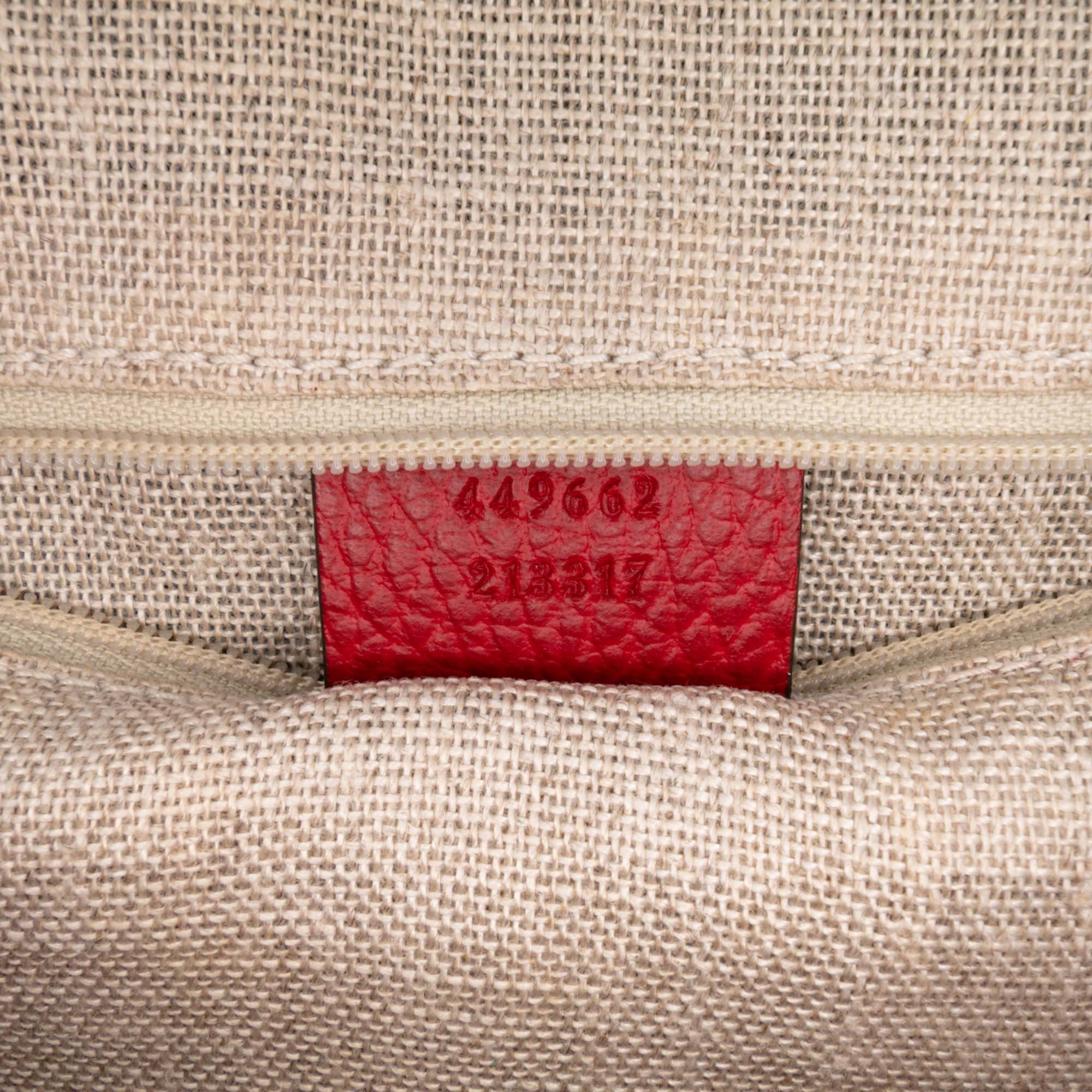 Small Dollar Calfskin GG Charm Dome Satchel