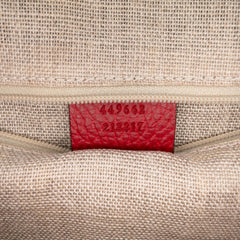 Small Dollar Calfskin GG Charm Dome Satchel