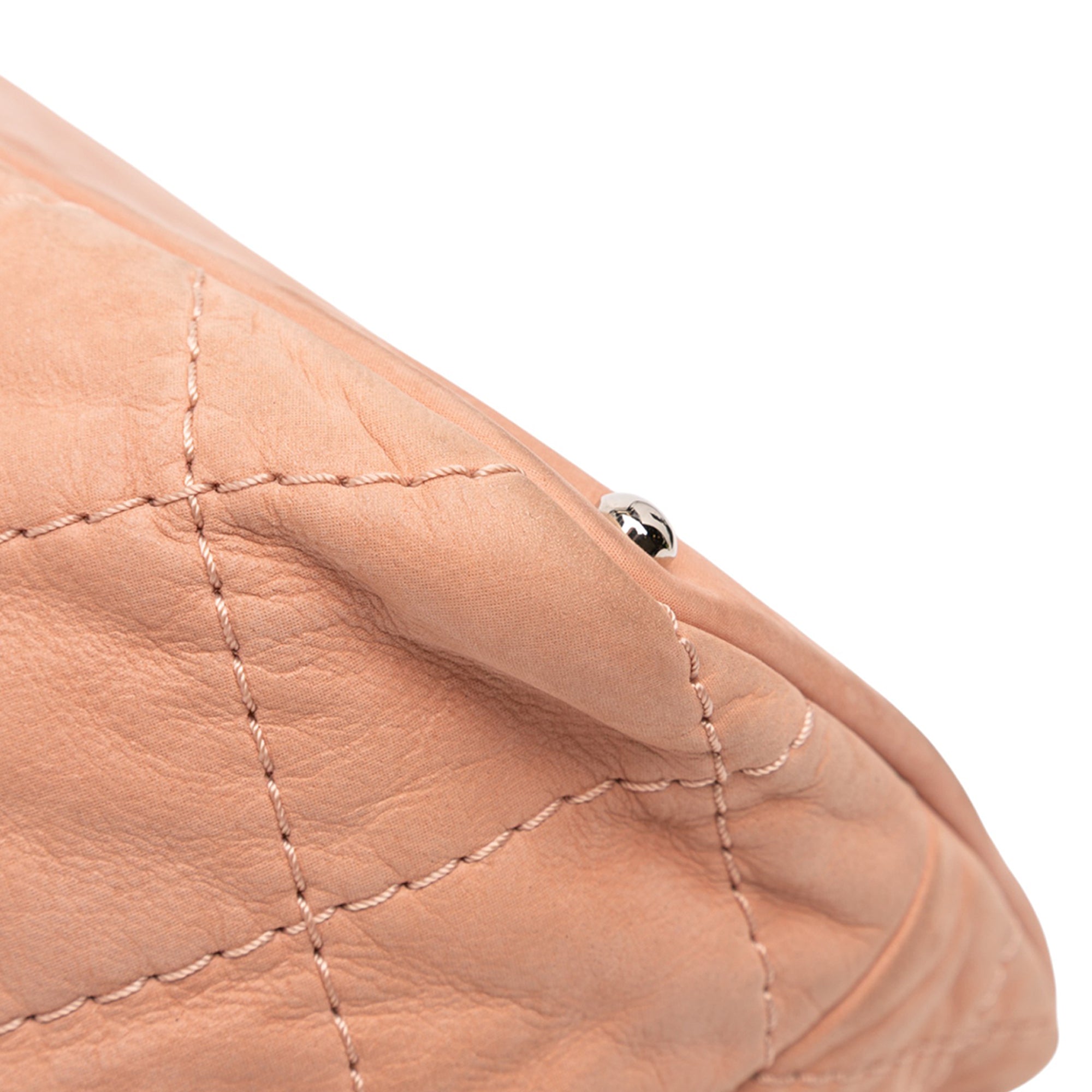 Small Iridescent Calfskin Sea Hit Tote