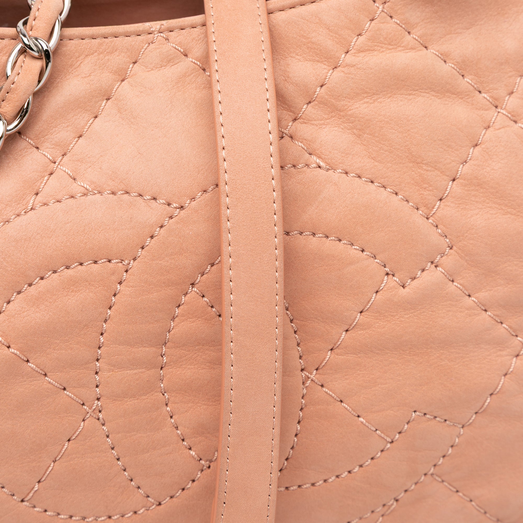 Small Iridescent Calfskin Sea Hit Tote