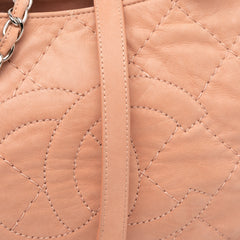Small Iridescent Calfskin Sea Hit Tote