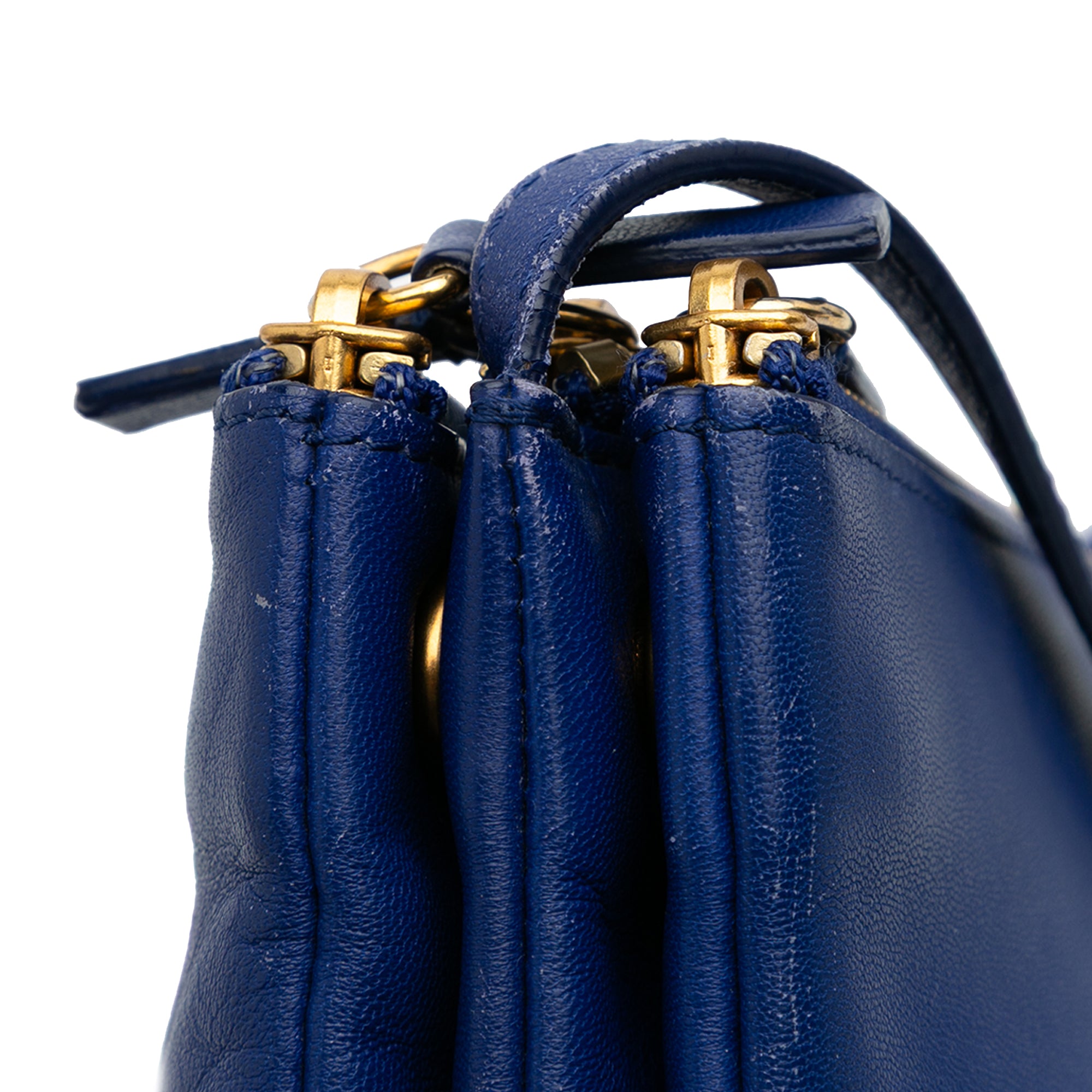 Small Lambskin Trio Crossbody