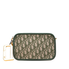 Oblique Canvas Diorquake Clutch