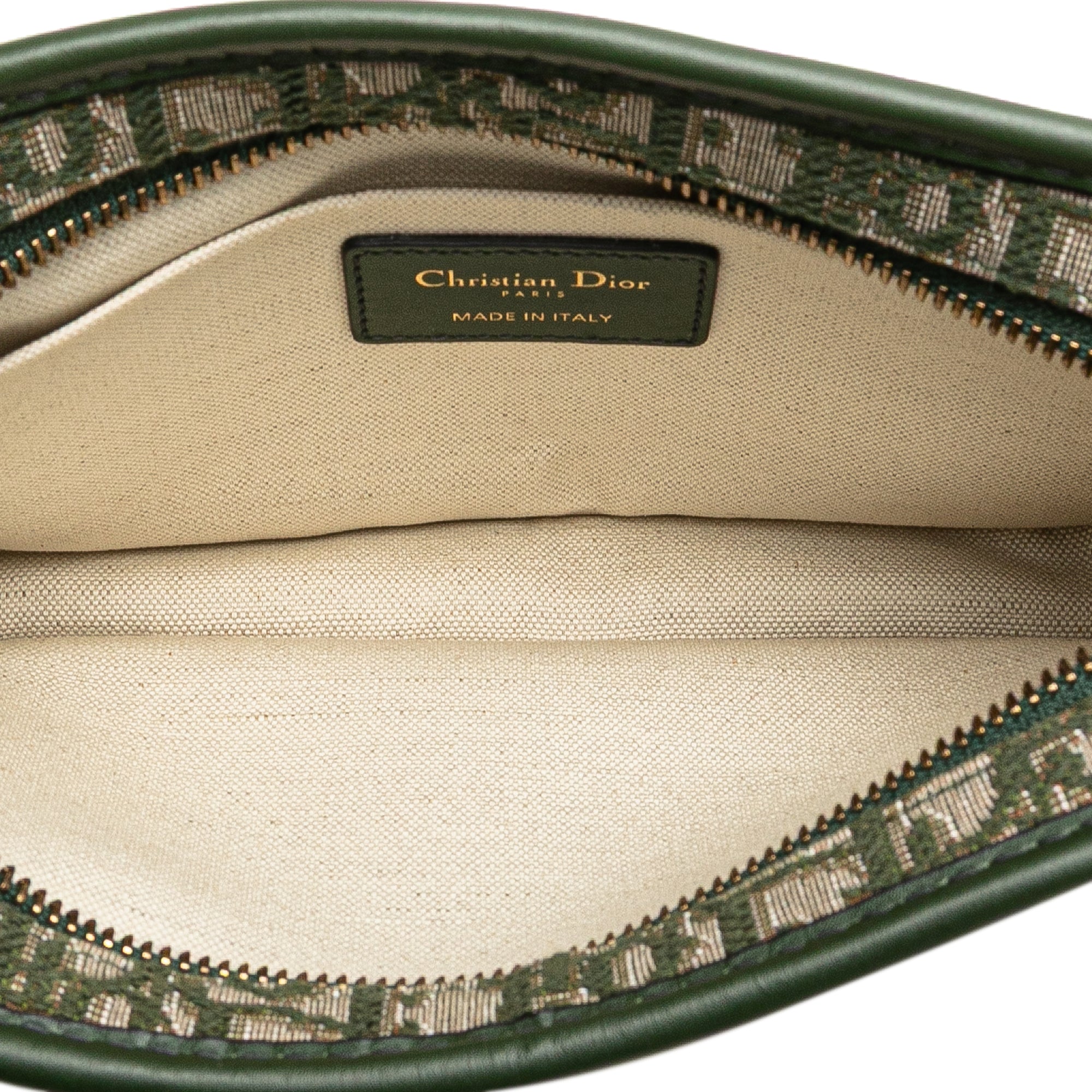 Oblique Canvas Diorquake Clutch