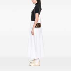 Mini Zucca Shearling Chain Baguette Satchel