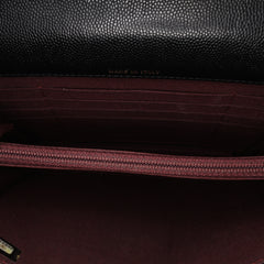 Quilted Caviar Square Wallet on Chain