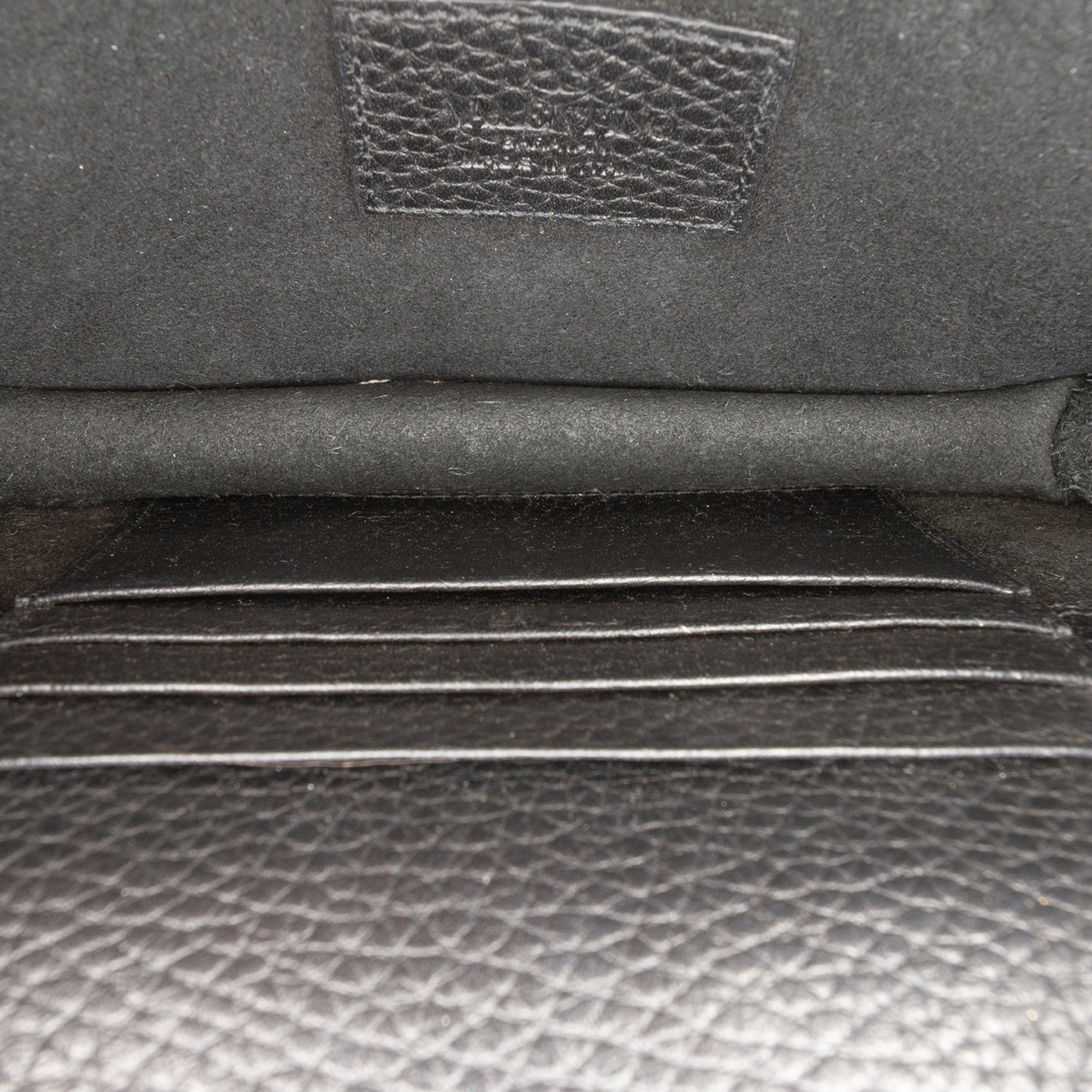 Pebbled Calfskin Rockstud Envelope Wallet on Chain