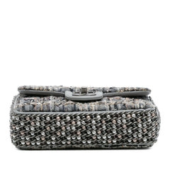 Mini Quilted Tweed River of Pearls Flap