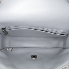 Mini Quilted Tweed River of Pearls Flap