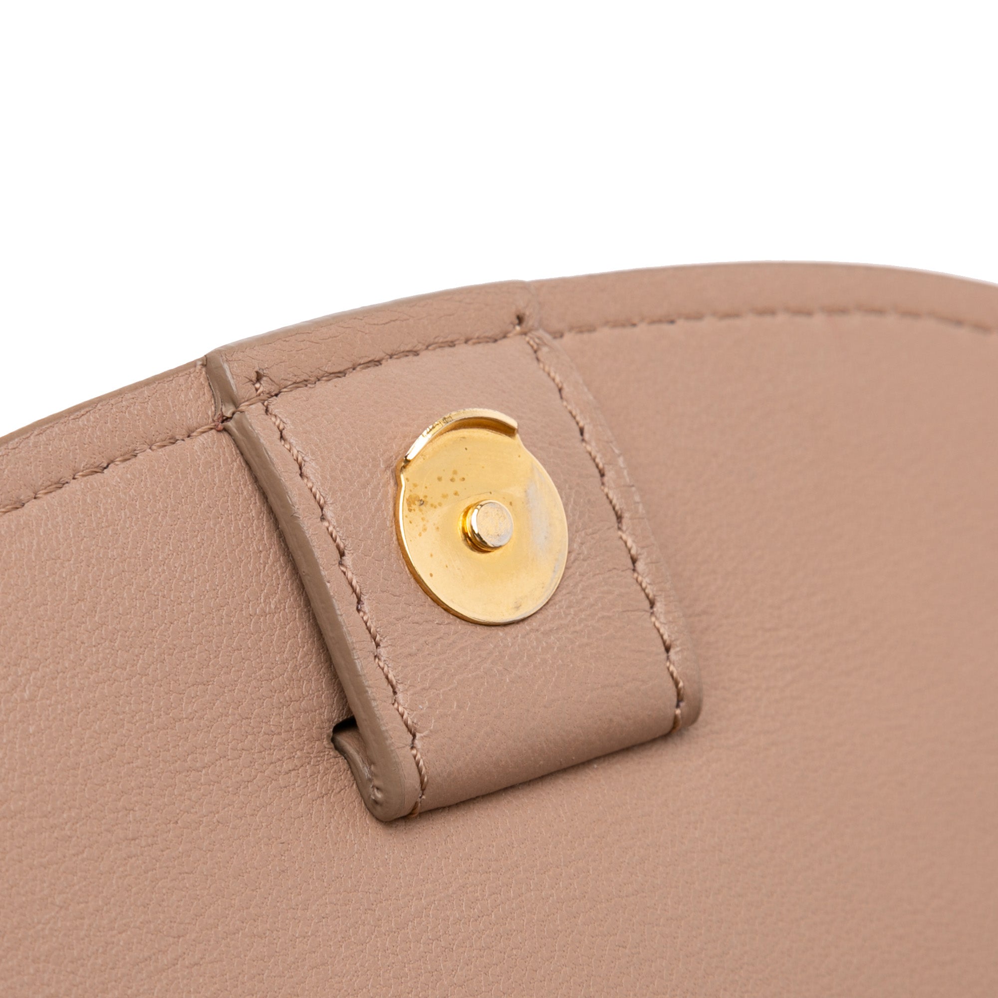 Grained Calfskin Marcie Chain Flap