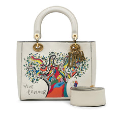 Niki de Saint Phalle Medium Calfskin Vive l'amour Lady Dior