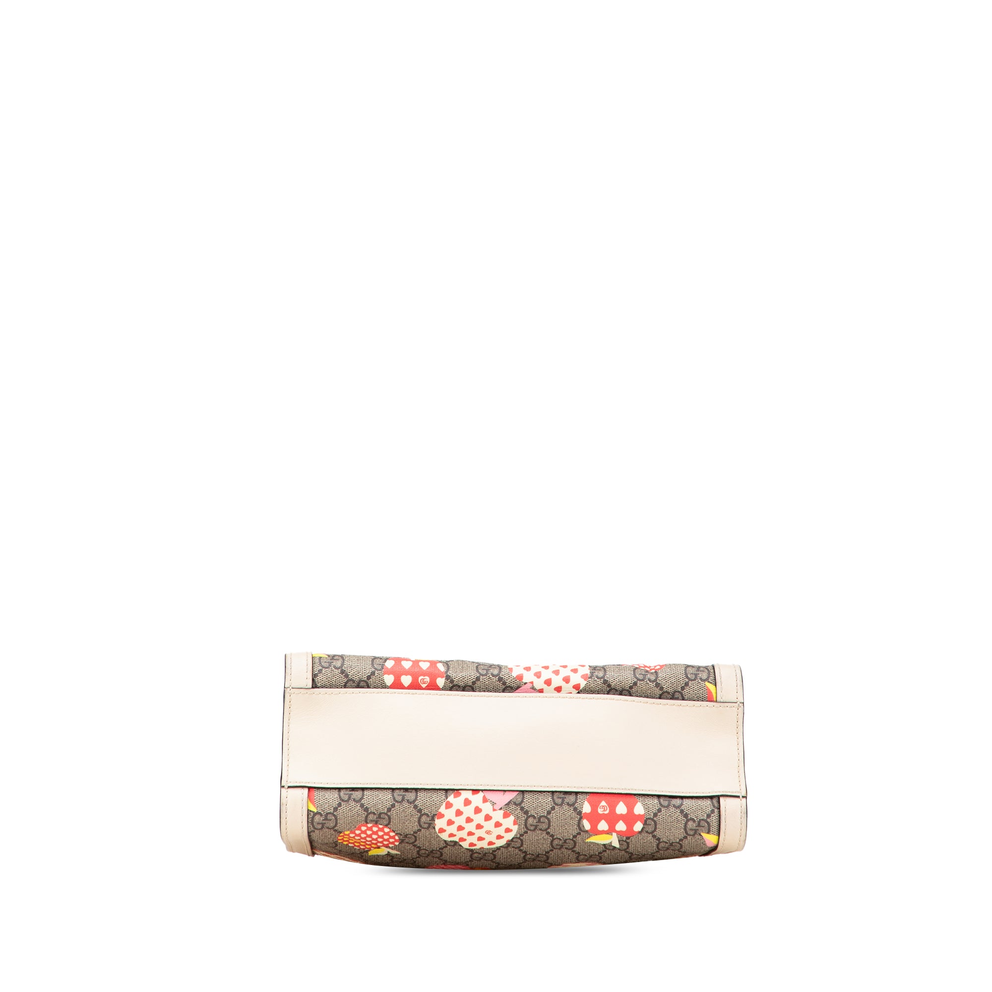 Small GG Supreme Apple Heart Padlock Tote