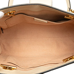 Small GG Supreme Apple Heart Padlock Tote