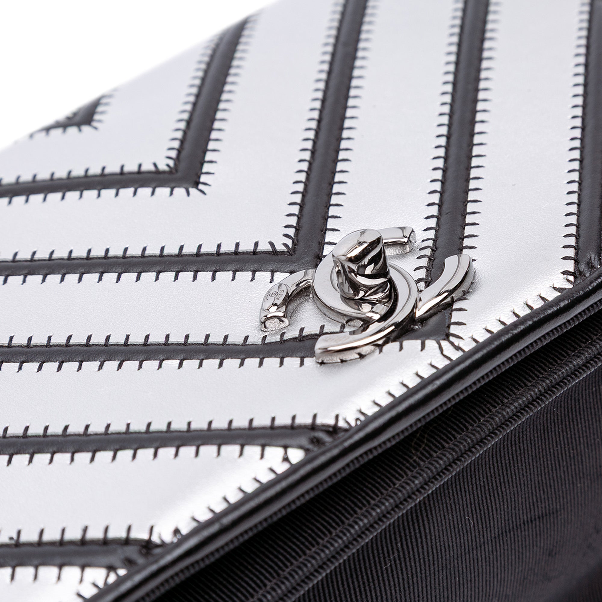 Small Chevron Lambskin Couture Flap