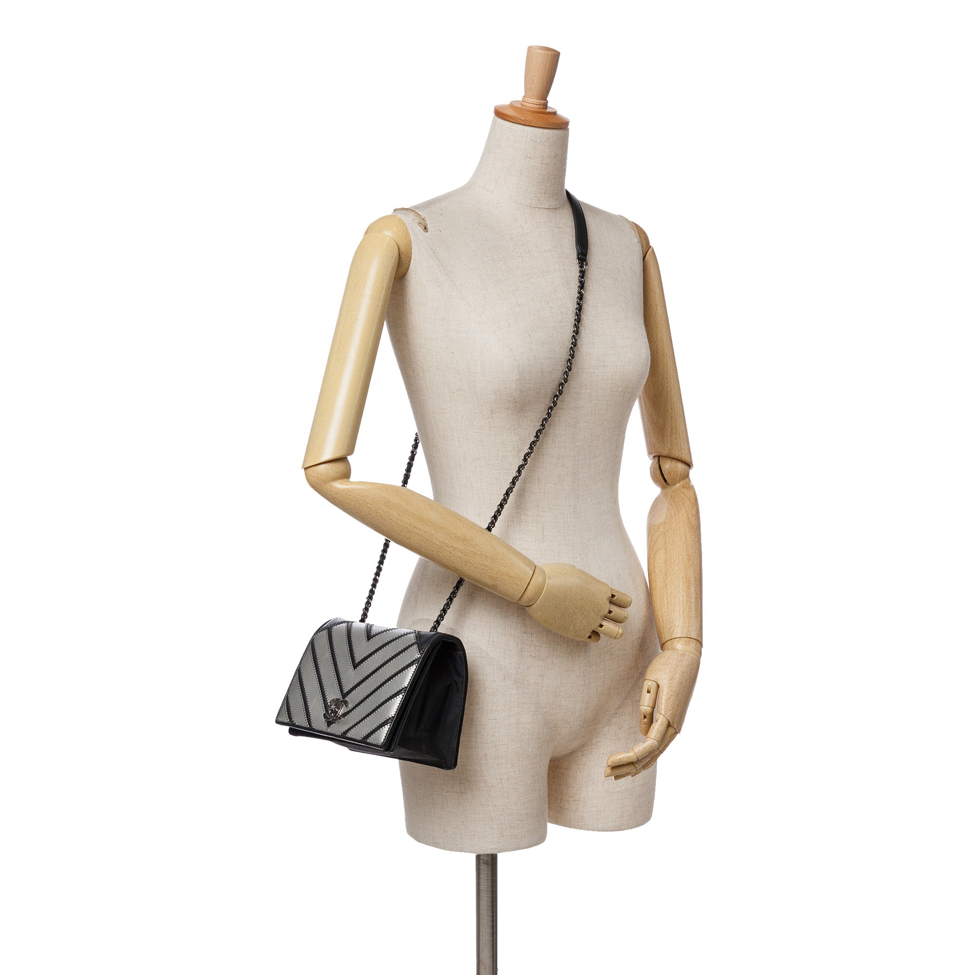 Small Chevron Lambskin Couture Flap