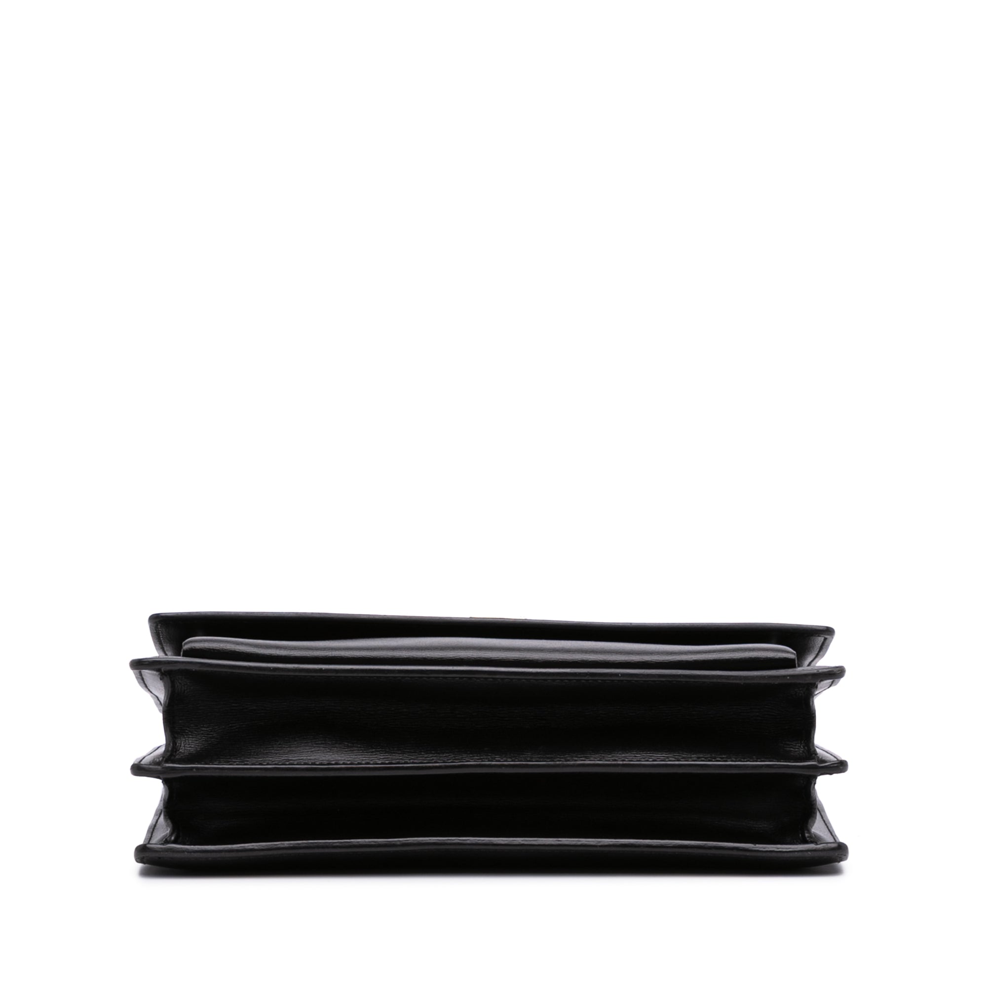 Large Leather Monogram Sunset Crossbody