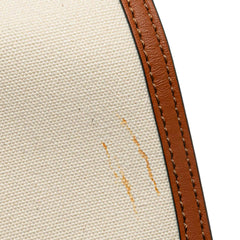 Zucca Canvas and Leather Convertible Baguette