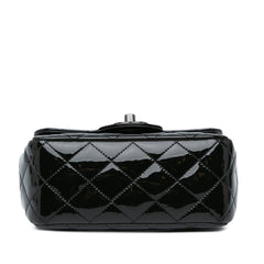 Mini Square Classic Patent Single Flap