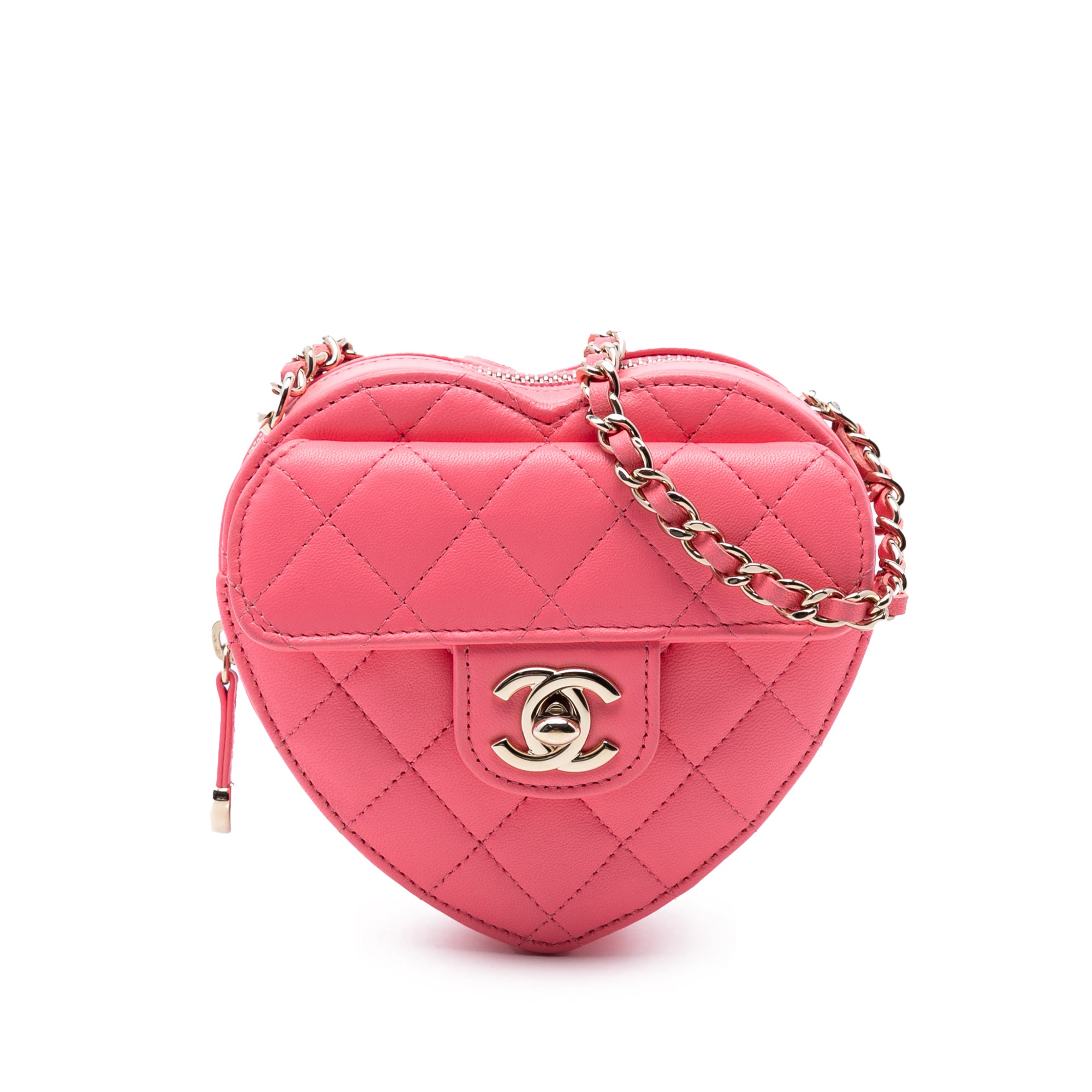 Mini Lambskin CC in Love Heart Crossbody