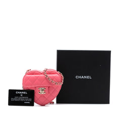 Mini Lambskin CC in Love Heart Crossbody