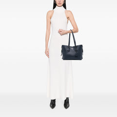 Vitello Phenix Side Zip Shopper Tote