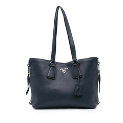 Vitello Phenix Side Zip Shopper Tote