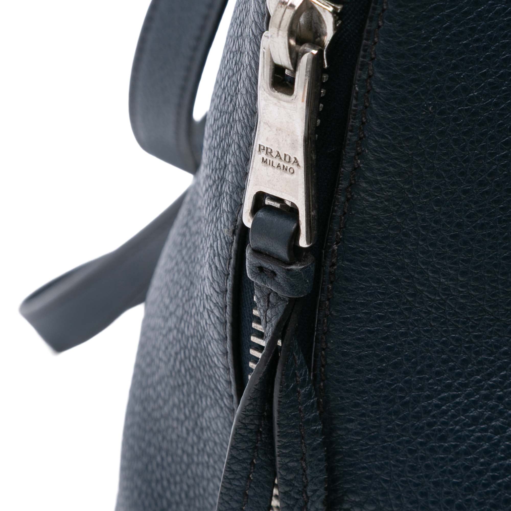 Vitello Phenix Side Zip Shopper Tote