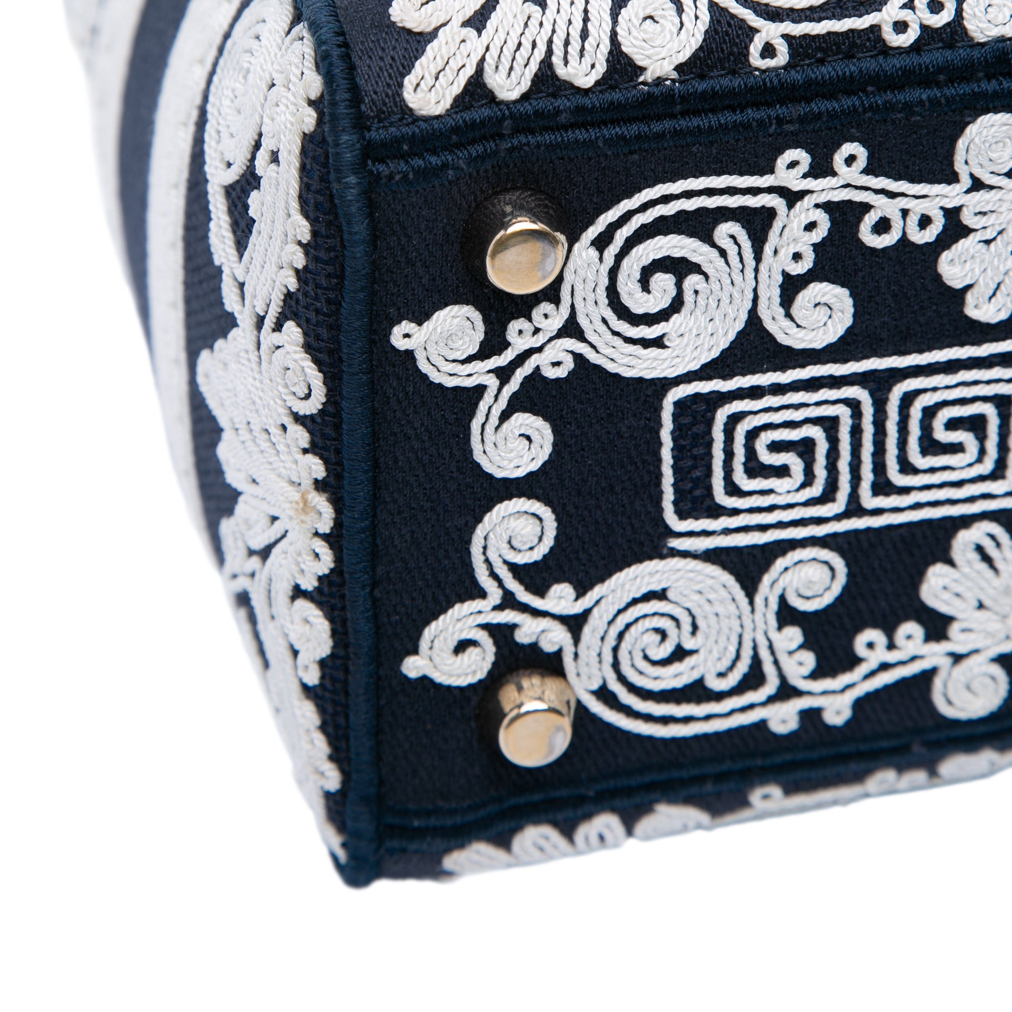 Medium Embroidered Canvas Cornely Lady D Lite