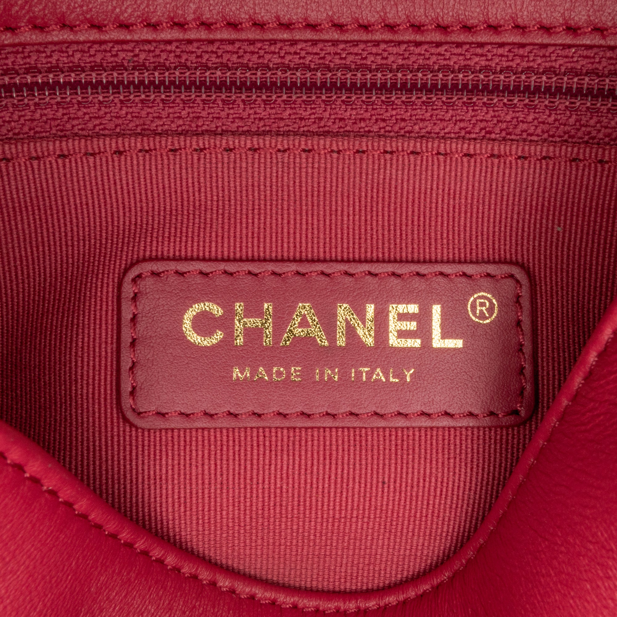 Small Quilted Lambskin On And On Chain Flap