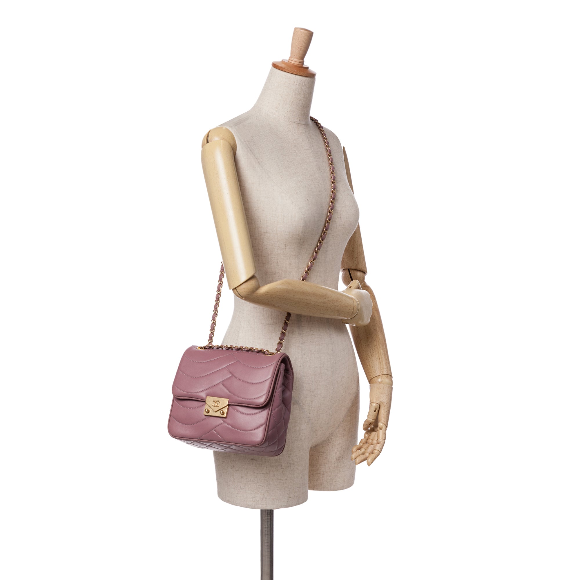 Paris Seoul Mini Lambskin Pagoda Single Flap