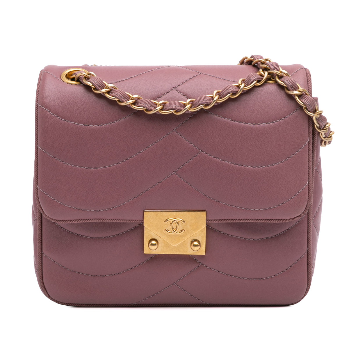 Paris Seoul Mini Lambskin Pagoda Single Flap