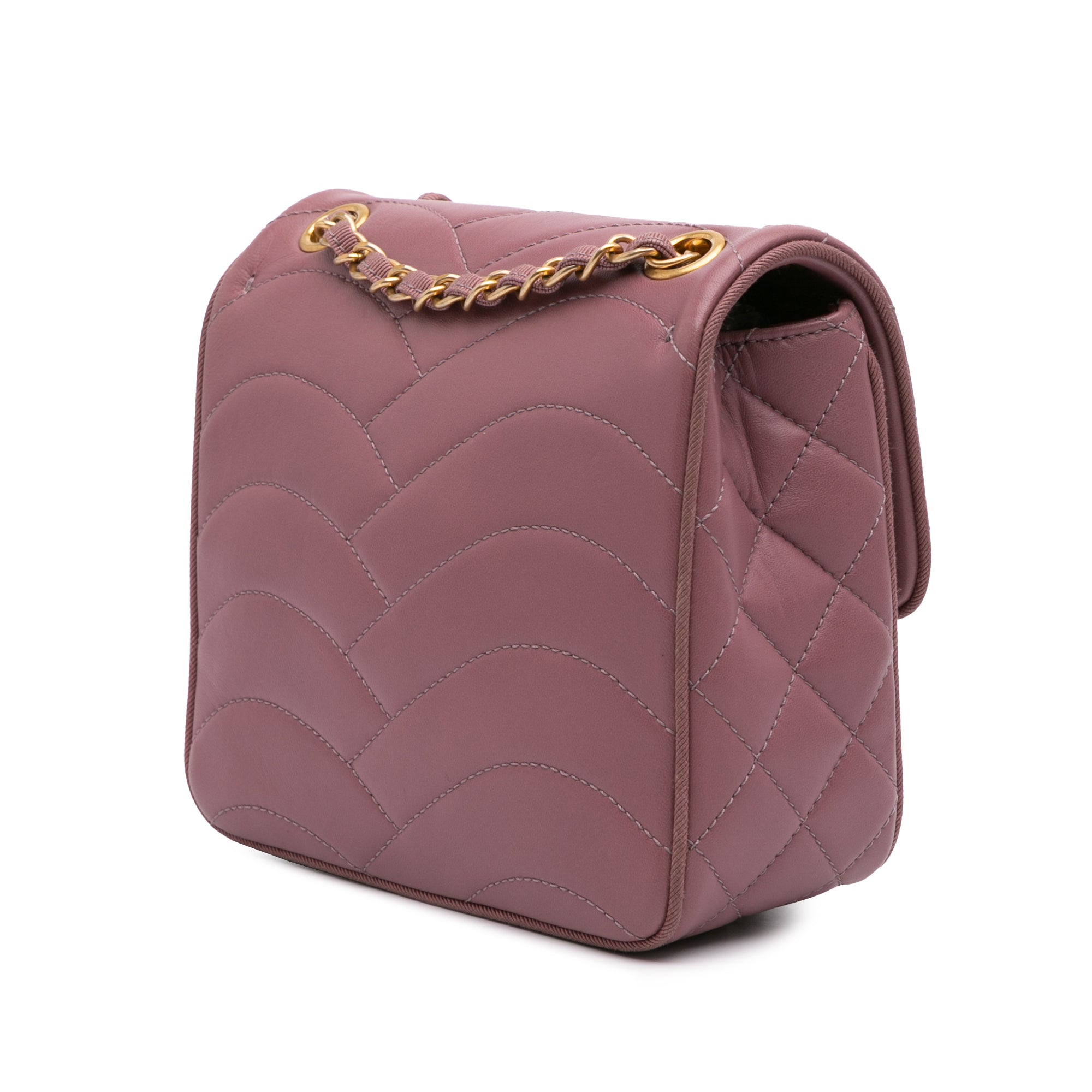 Paris Seoul Mini Lambskin Pagoda Single Flap