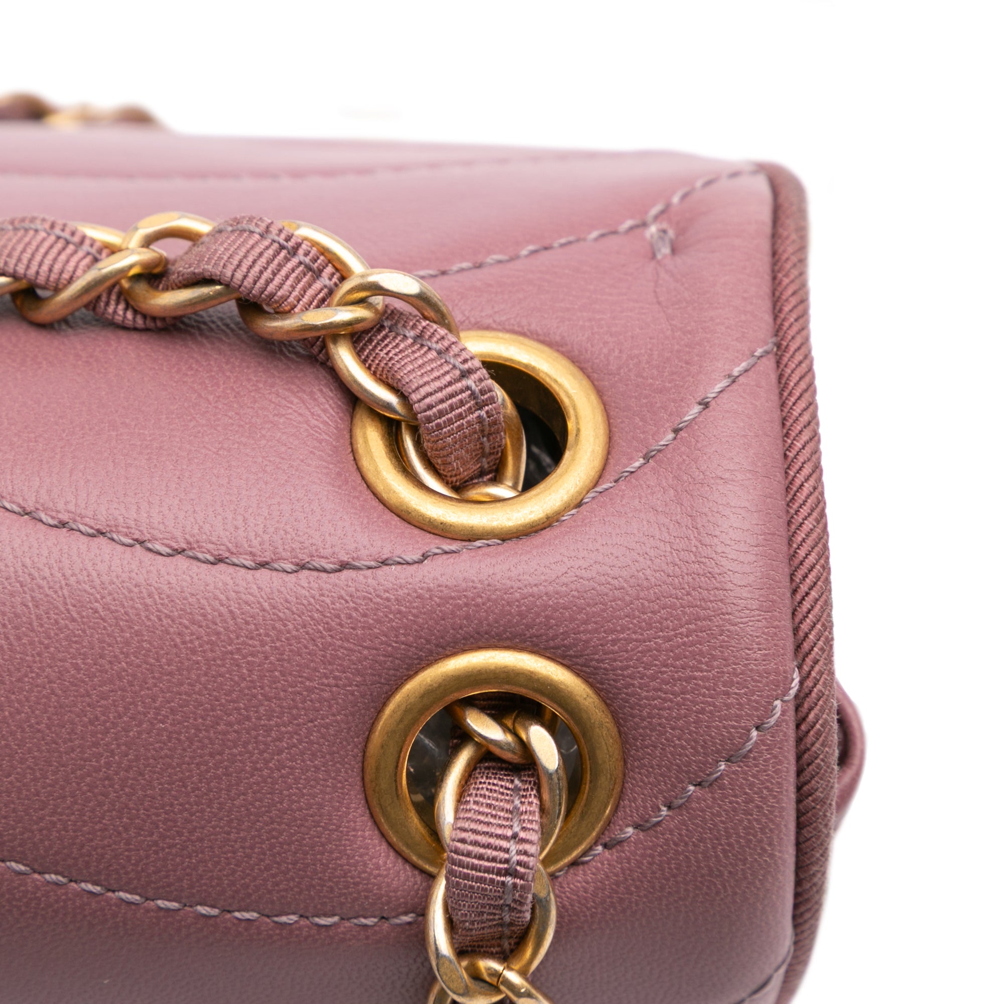 Paris Seoul Mini Lambskin Pagoda Single Flap