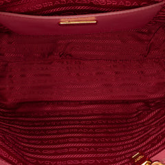 Bicolor Saffiano Lux Satchel
